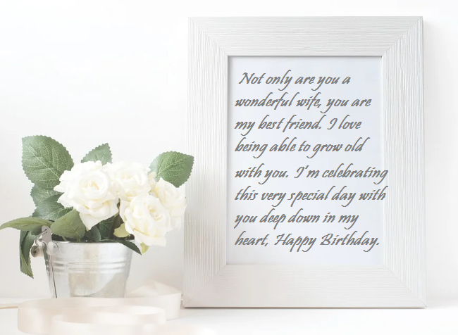 Happy Birthday Messages Pics for Wife