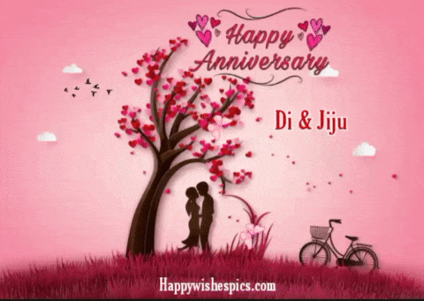 Di and Jiju Anniversary Gif