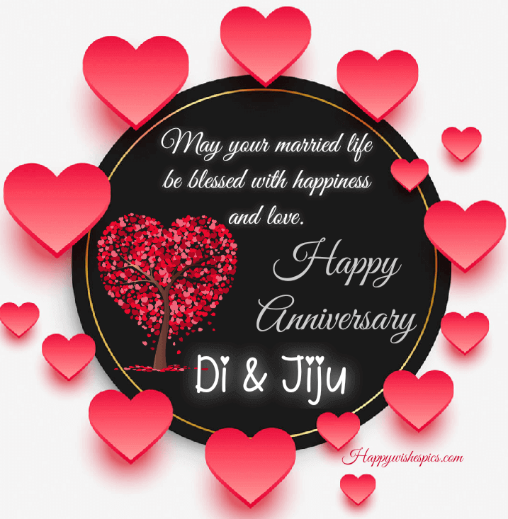 Di and Jiju Happy Anniversary Wishes Images