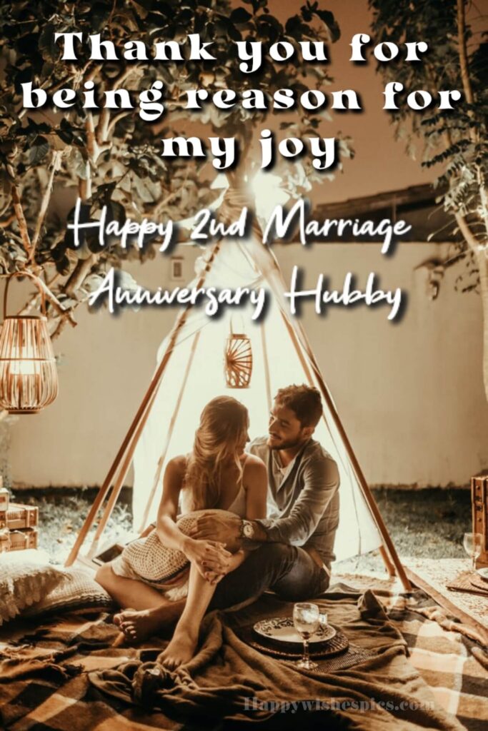 Happy 2nd Wedding Anniversary Wishes For Husband