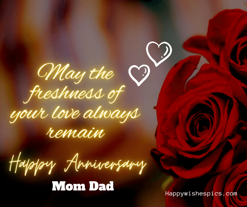 Marriage Anniversary Wishes Mom Dad