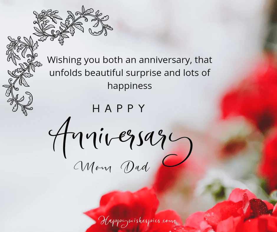 Wedding Anniversary Mom Dad