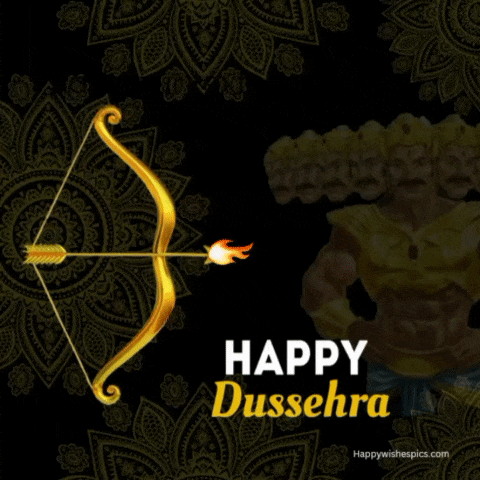Happy Dussehra 2022 Gif | Dasara Gifs Animated | Wishes Pics