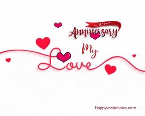 Happy Anniversary Gif My Love | Wishes Pics