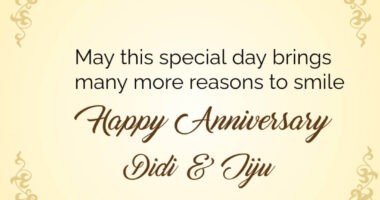 Happy Wedding Anniversary Status Didi and Jiju