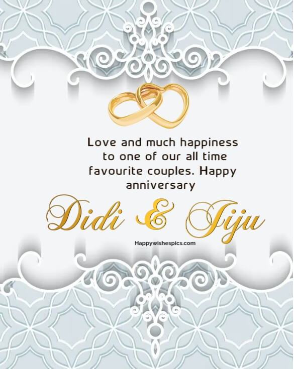 Marriage Anniversary Status Didi and Jiju