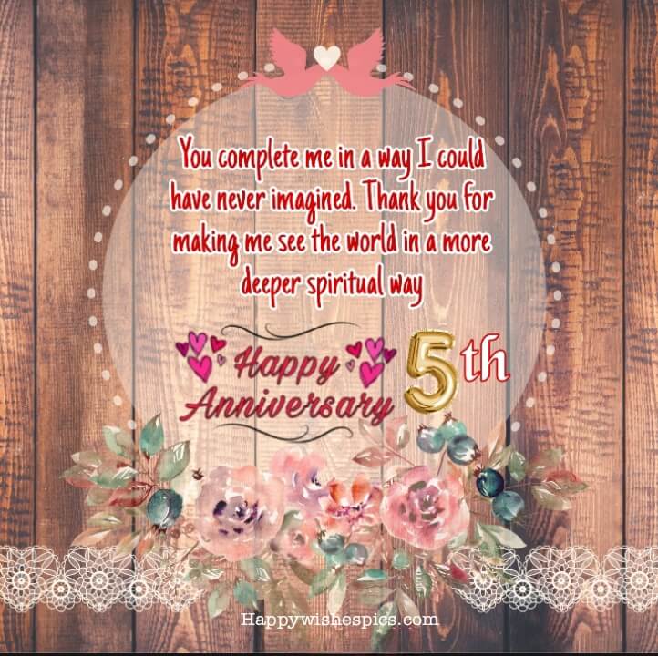 5th Marriage Anniversary Best Wishes For Wife