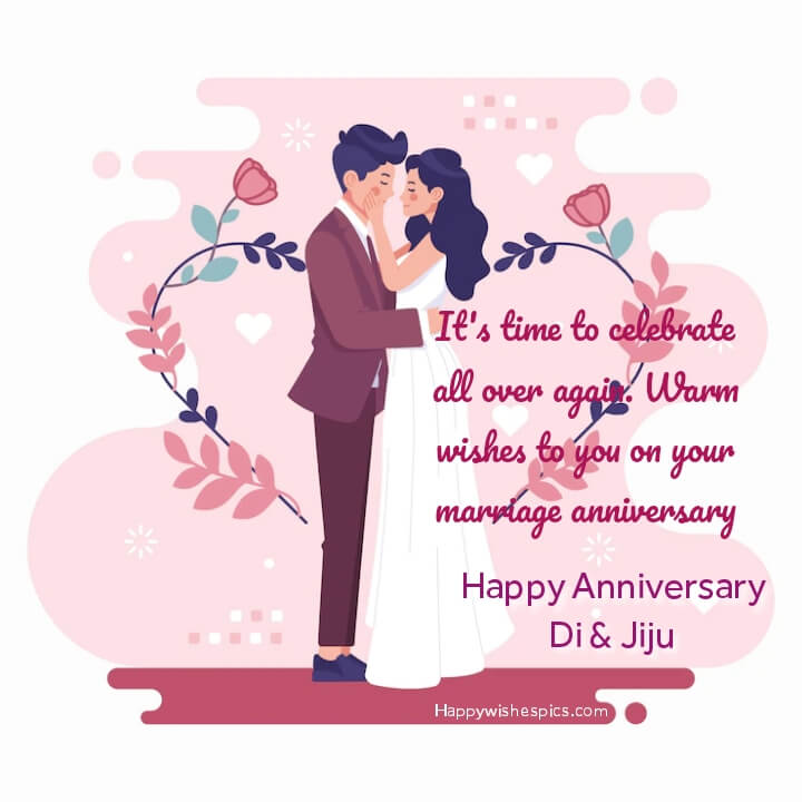 Anniversary Wishes Di and Jiju