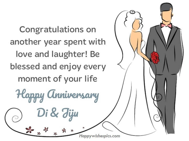 Happy Anniversary Wishes Didi and Jiju