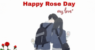 Happy Rose Day Gif Couple