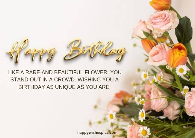 Floral Birthday Wishes Images