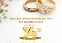 14th Wedding Anniversary Wishes
