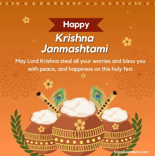 Happy Krishna Janmashtami Quotes Images 2023