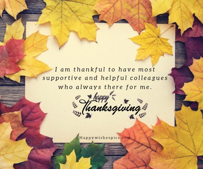 Happy Thanksgiving Message To Colleagues