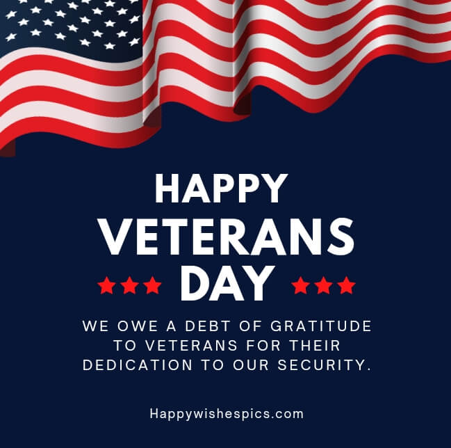 Veterans Day Wishes Status