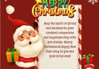 Christmas and Happy New Year Wishes 2024