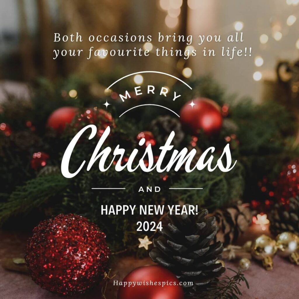 Happy Christmas and Happy New Year Wishes 2024