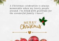 Merry Christmas 2023 Wishes For Family
