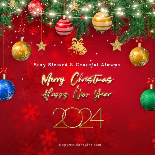 Merry Christmas and Happy New Year Wishes 2024